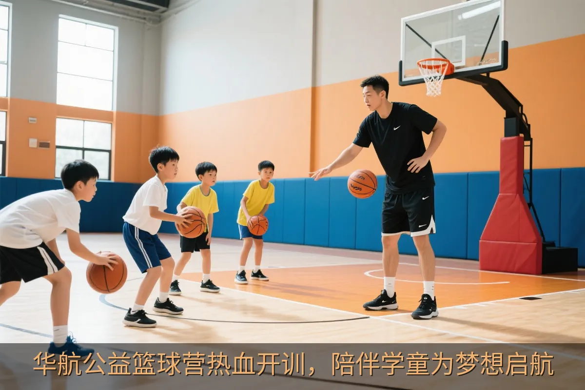 华航公益篮球营热血开训，陪伴学童为梦想启航